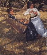 Henry Herbert La Thangue In the Orchard France oil painting artist